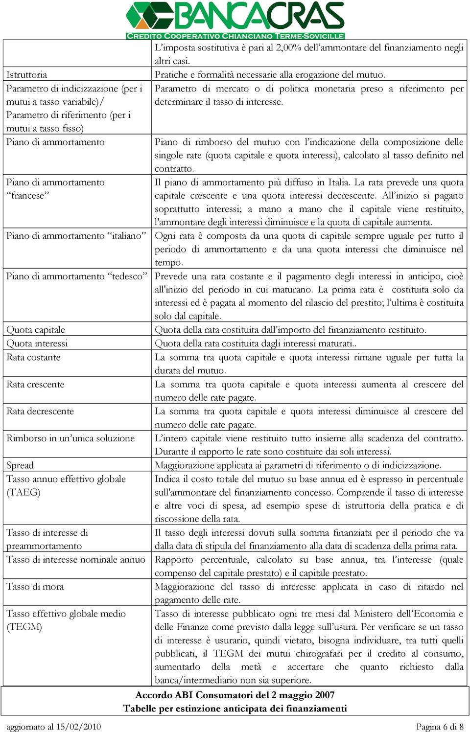 Parametro di mercato o di politica monetaria preso a riferimento per determinare il tasso di interesse.