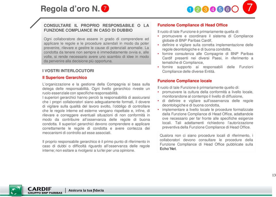 modo da poter prevenire, rilevare e gestire le cause di potenziali anomalie.