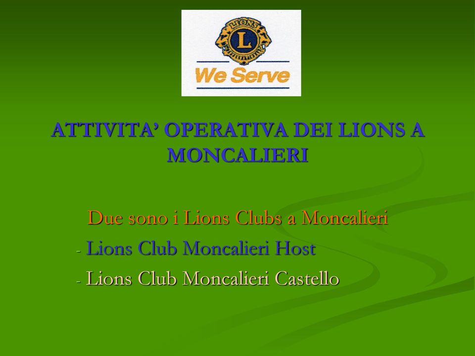 a Moncalieri - Lions Club