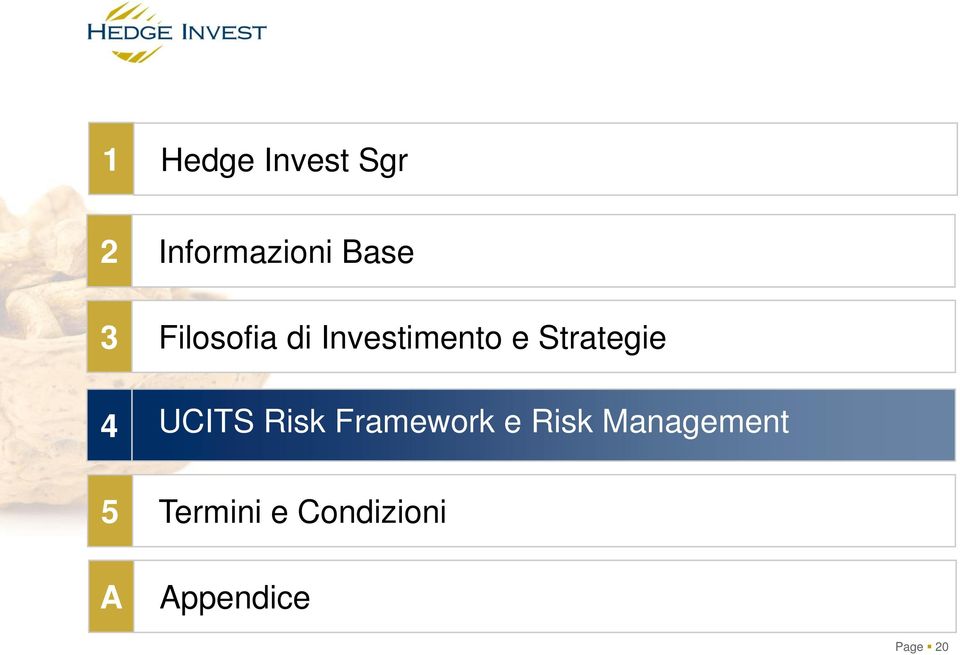 5 A UCITS Risk Framework e Risk