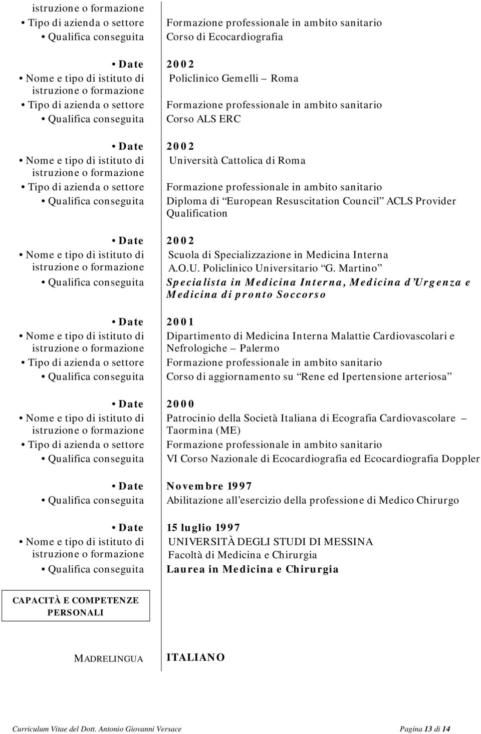 Policlinico Universitario G.