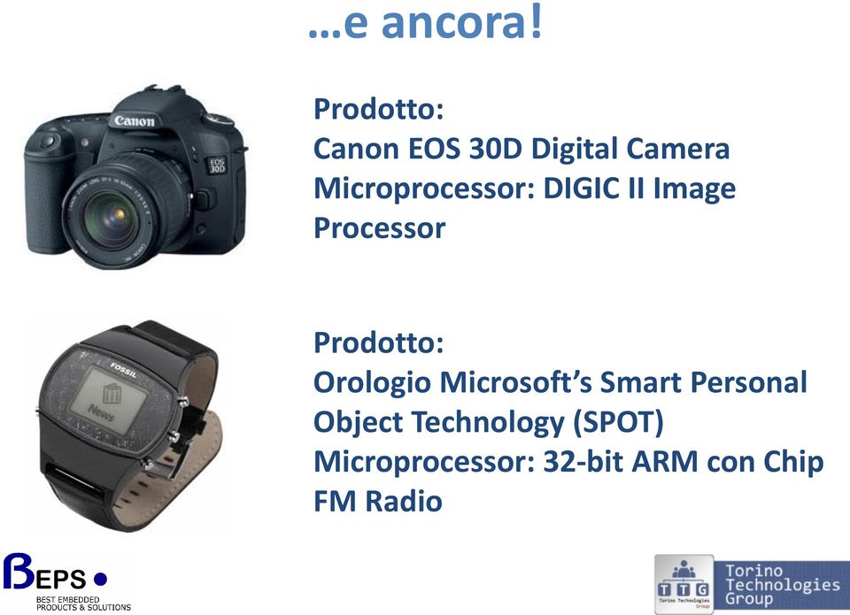 Microprocessor: DIGIC II Image Processor Prodotto: