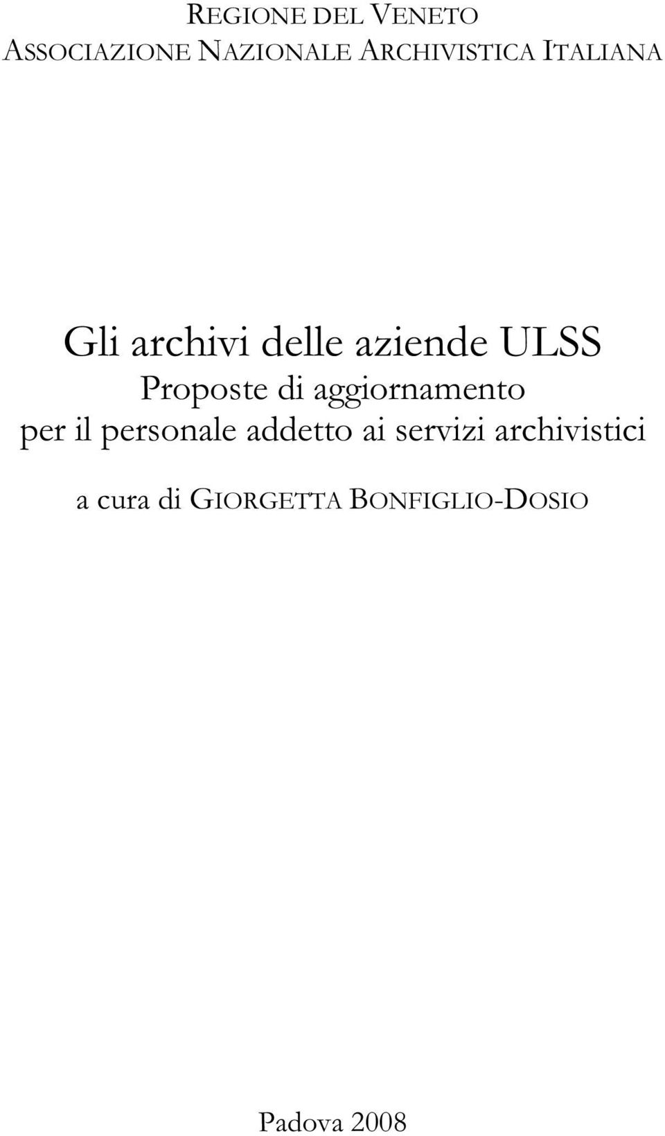 aggiornamento per il personale addetto ai servizi