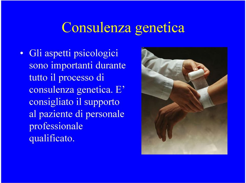 consulenza genetica.