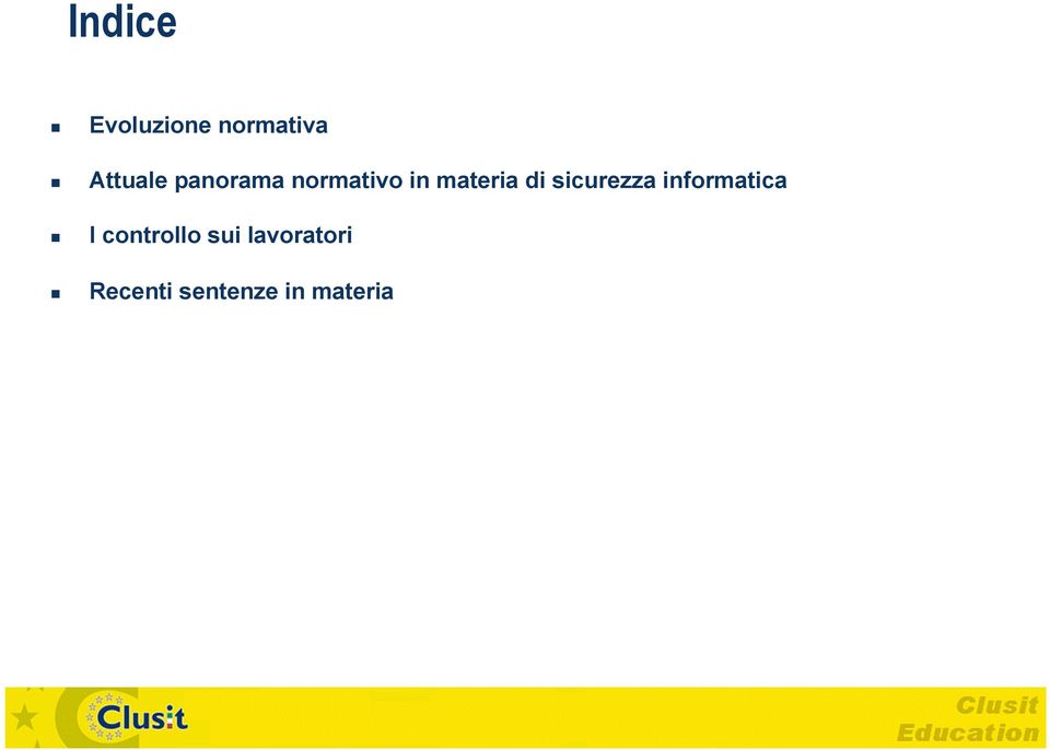 sicurezza informatica I controllo