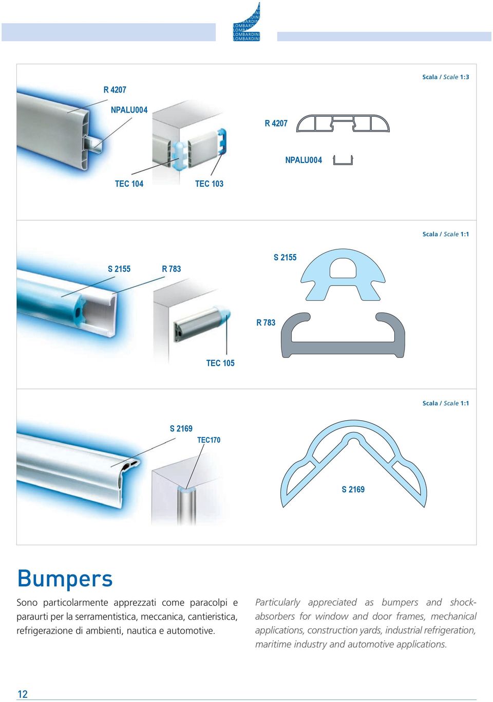 cantieristica, refrigerazione di ambienti, nautica e automotive.