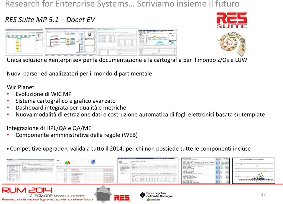 mondo dipartimentale Wic Planet Evoluzione di WIC MP Sistema cartografico e grafico avanzato Dashboard integrata per qualità e metriche