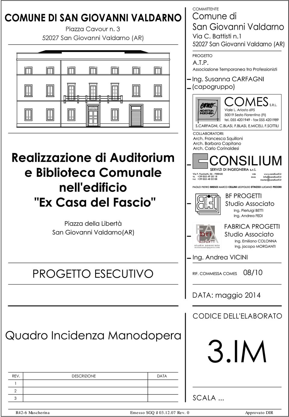 2014 CODICE DELL'ELABORATO 3.IM REV.