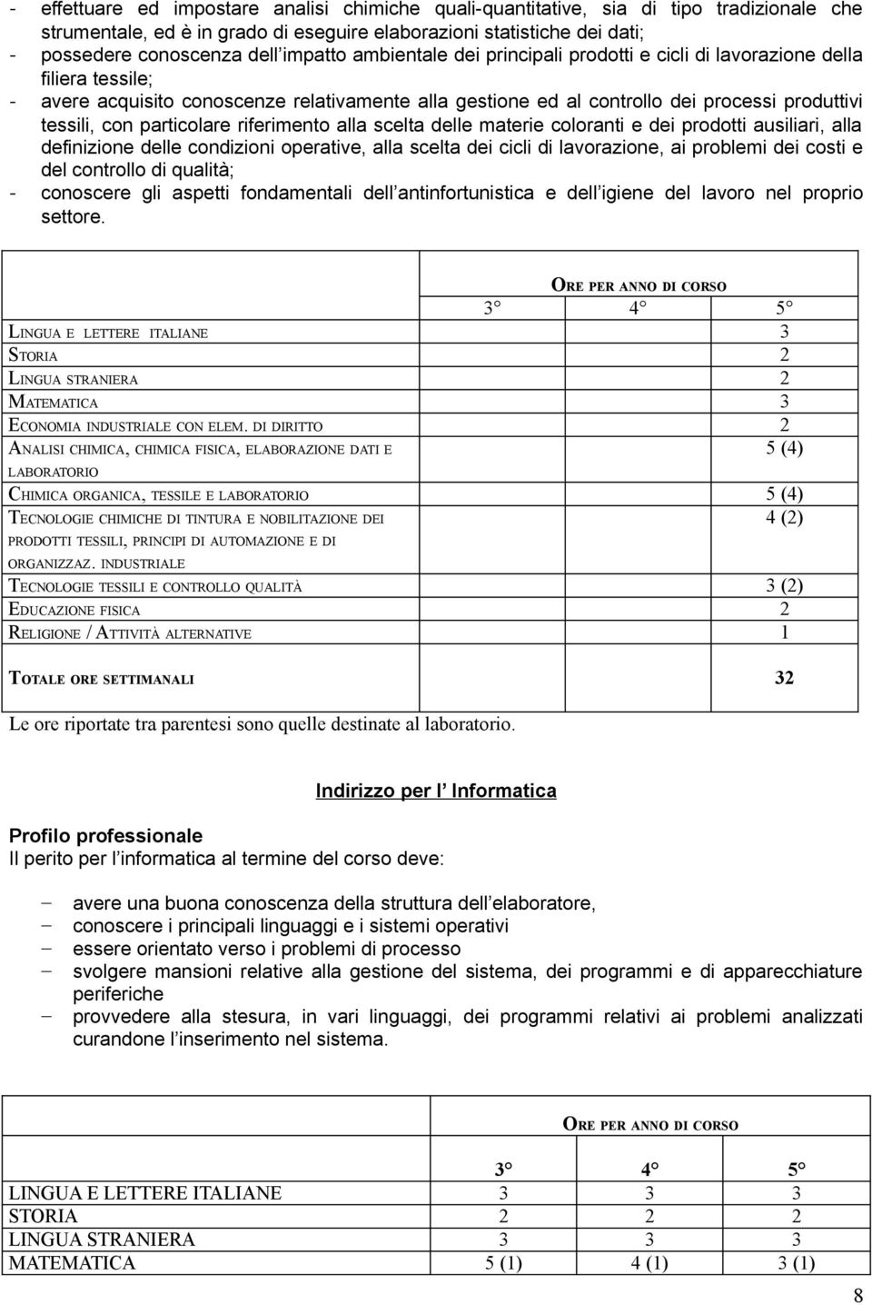 particolare riferimento alla scelta delle materie coloranti e dei prodotti ausiliari, alla definizione delle condizioni operative, alla scelta dei cicli di lavorazione, ai problemi dei costi e del