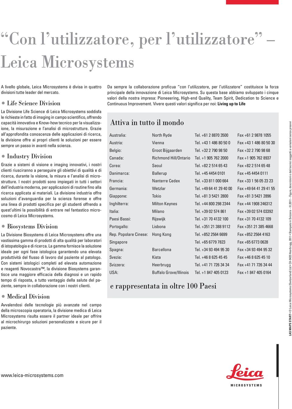 visualizzaione, la misurazione e l analisi di microstrutture.