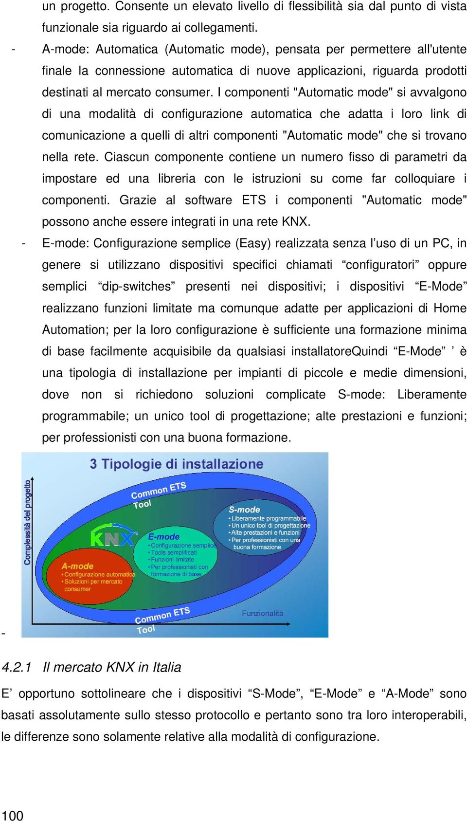 I componenti "Automatic mode" si avvalgono di una modalità di configurazione automatica che adatta i loro link di comunicazione a quelli di altri componenti "Automatic mode" che si trovano nella rete.