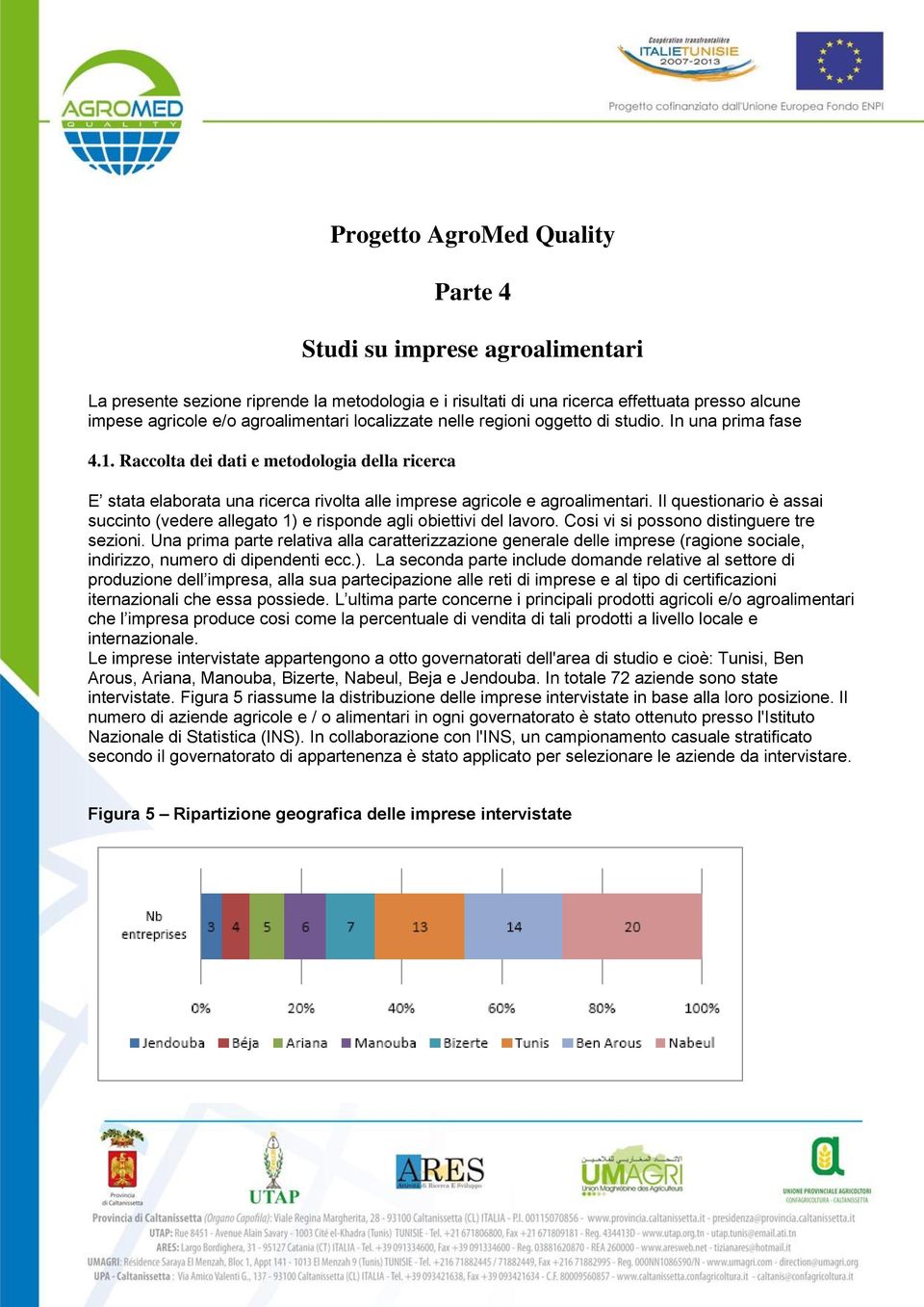 Il questionario è assai succinto (vedere allegato 1) e risponde agli obiettivi del lavoro. Cosi vi si possono distinguere tre sezioni.