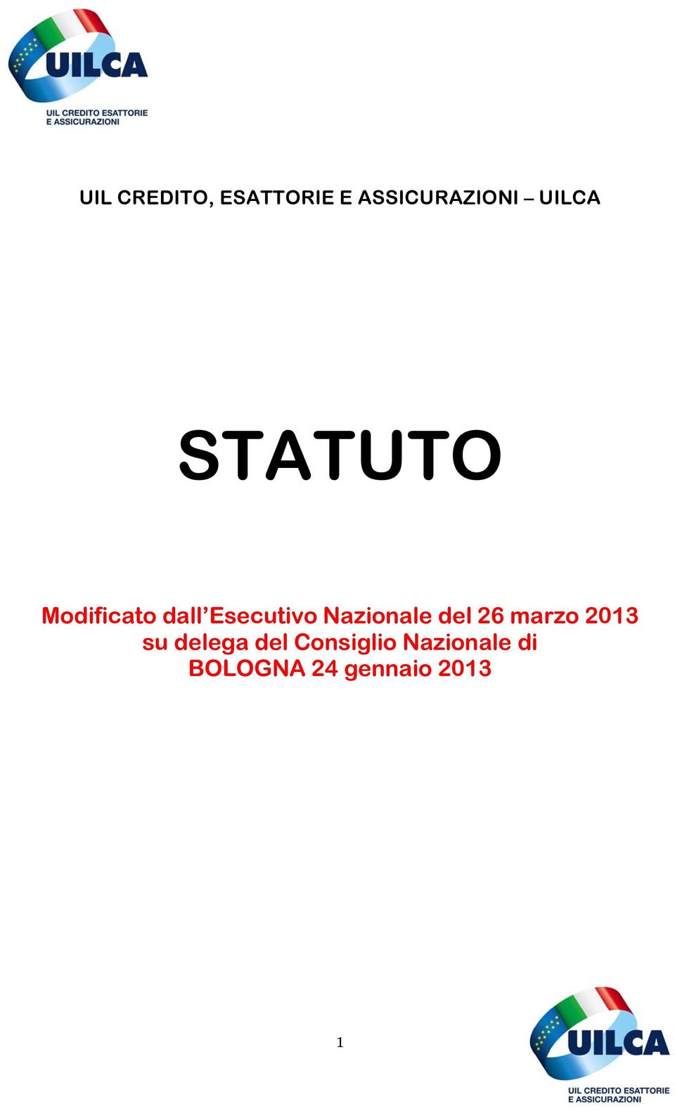 Nazionale del 26 marzo 2013 su delega del