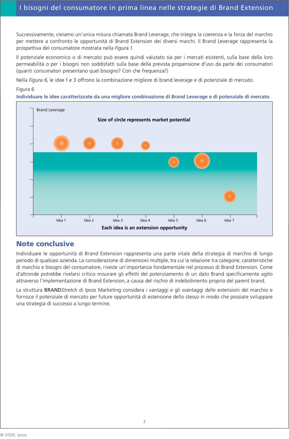 Il potenziale economico o di mercato può essere quindi valutato sia per i mercati esistenti, sulla base della loro permeabilità o per i bisogni non soddisfatti sulla base della prevista propensione d