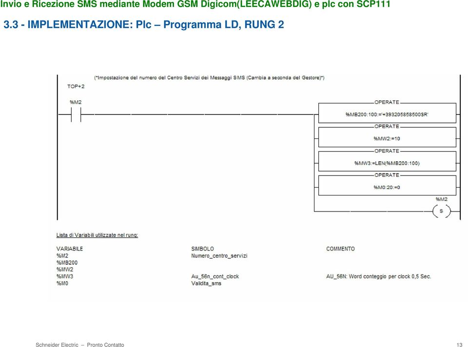 Programma LD, RUNG 2