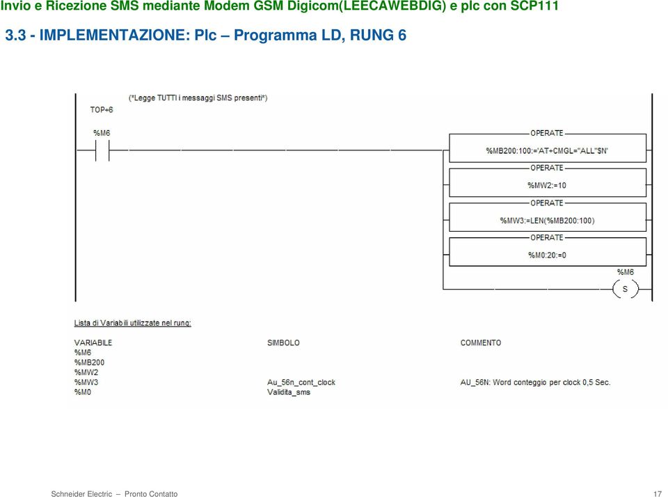 Programma LD, RUNG 6