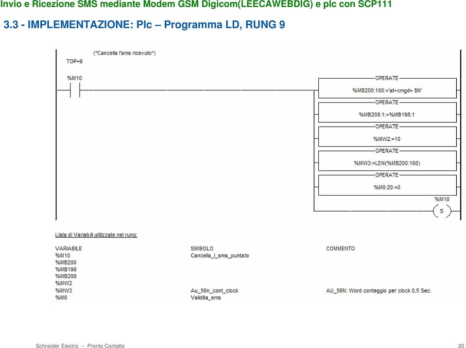 Programma LD, RUNG 9