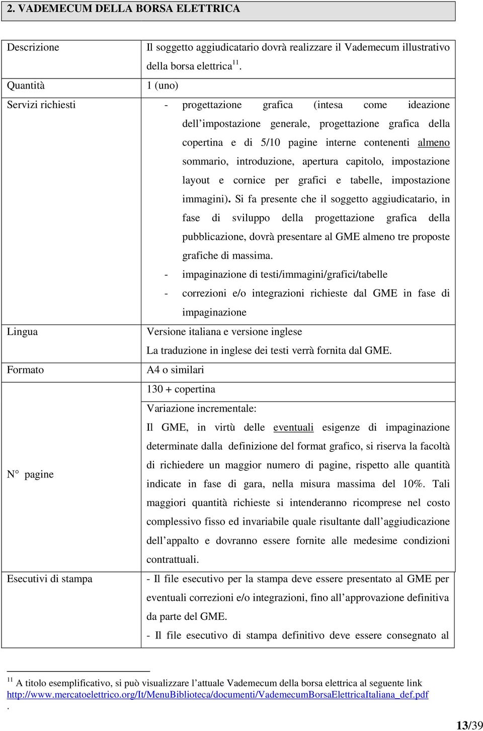 sommario, introduzione, apertura capitolo, impostazione layout e cornice per grafici e tabelle, impostazione immagini).