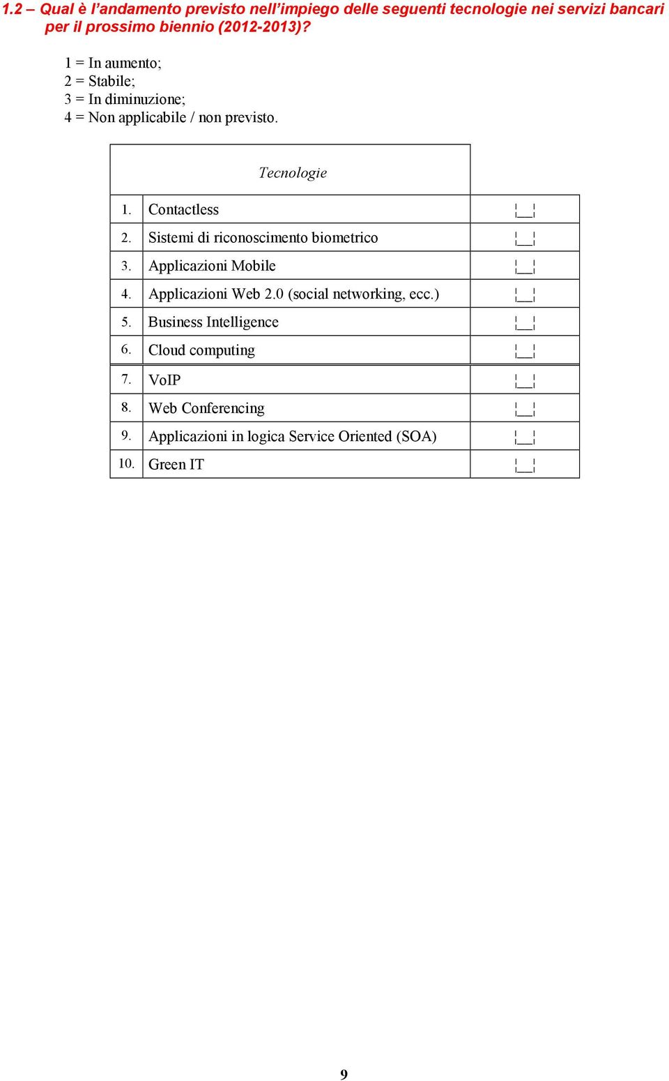 Contactless 2. Sistemi di riconoscimento biometrico 3. Applicazioni Mobile 4. Applicazioni Web 2.