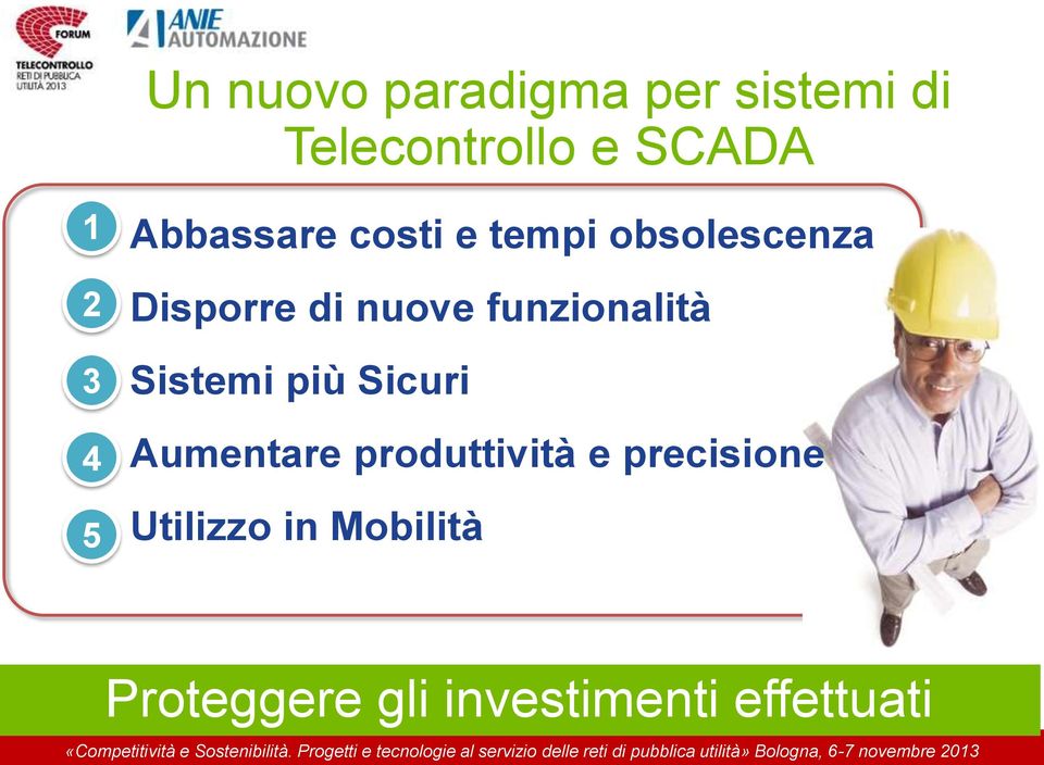 funzionalità Sistemi più Sicuri Aumentare produttività e