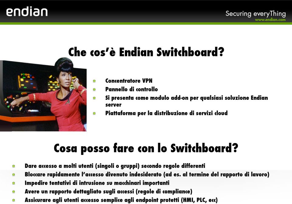 servizi cloud Cosa posso fare con lo Switchboard?