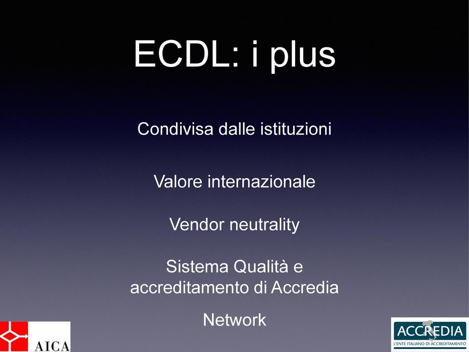 Vendor neutrality Sistema Qualità