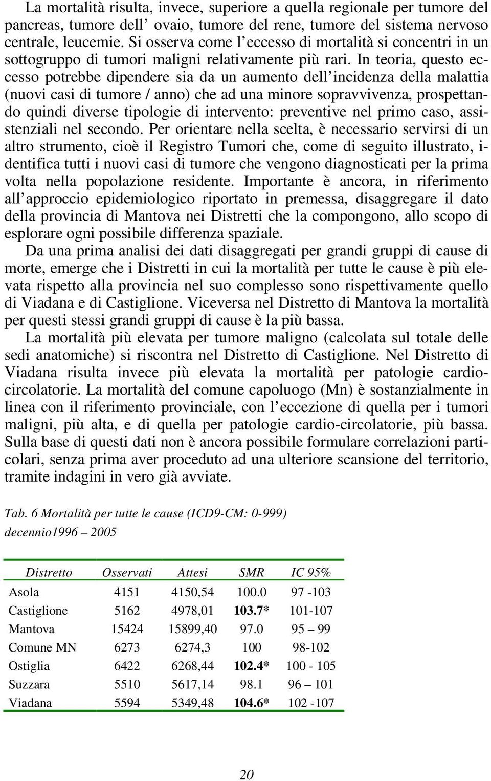 In teoria, questo eccesso potrebbe dipendere sia da un aumento dell incidenza della malattia (nuovi casi di tumore / anno) che ad una minore sopravvivenza, prospettando quindi diverse tipologie di