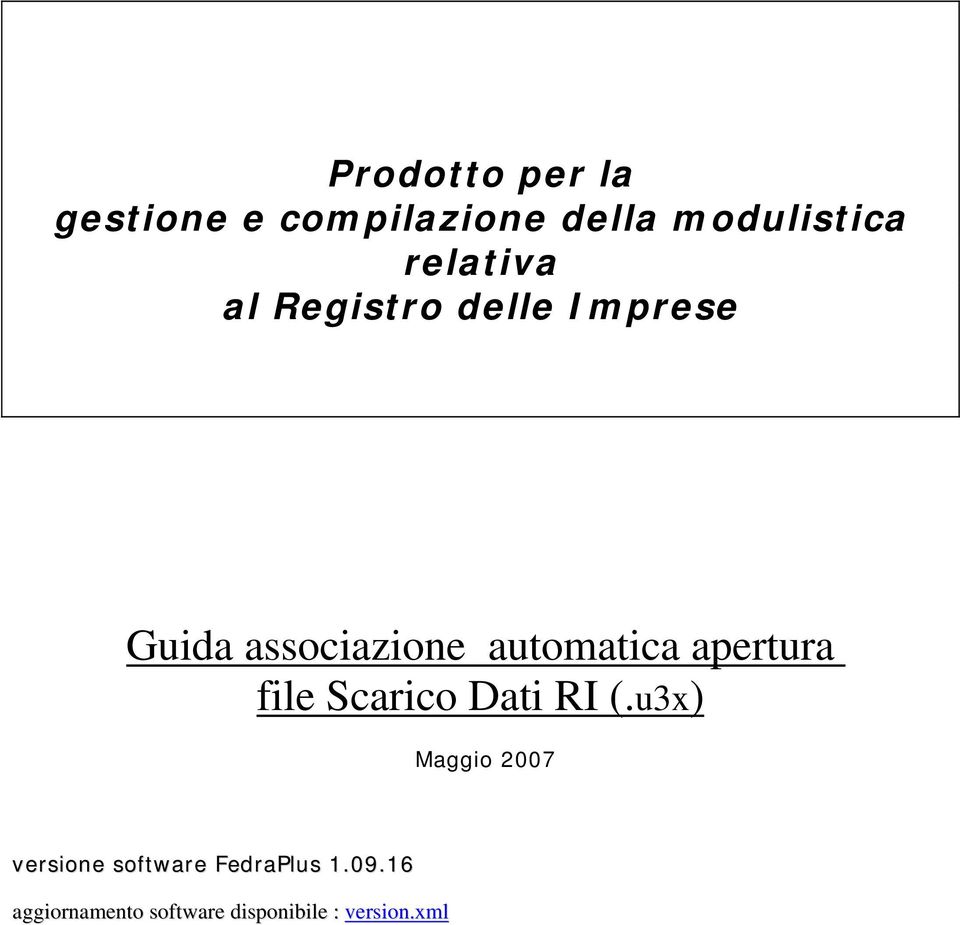 automatica apertura file Scarico Dati RI (.