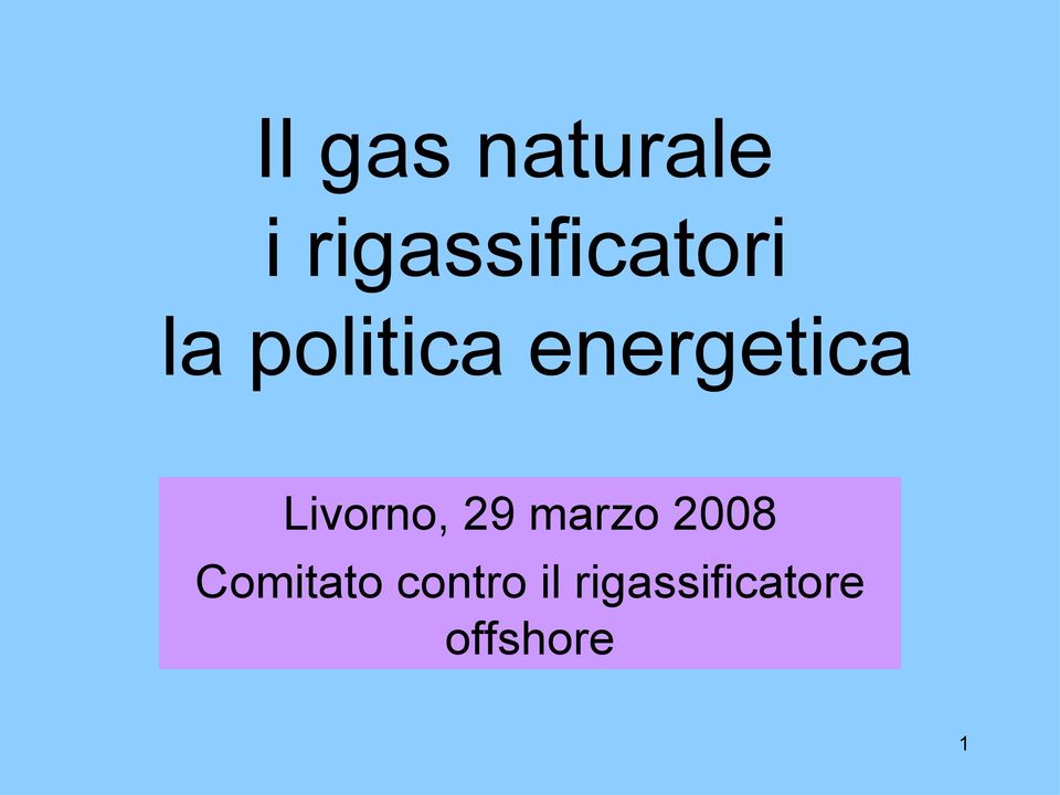 energetica Livorno, 29 marzo