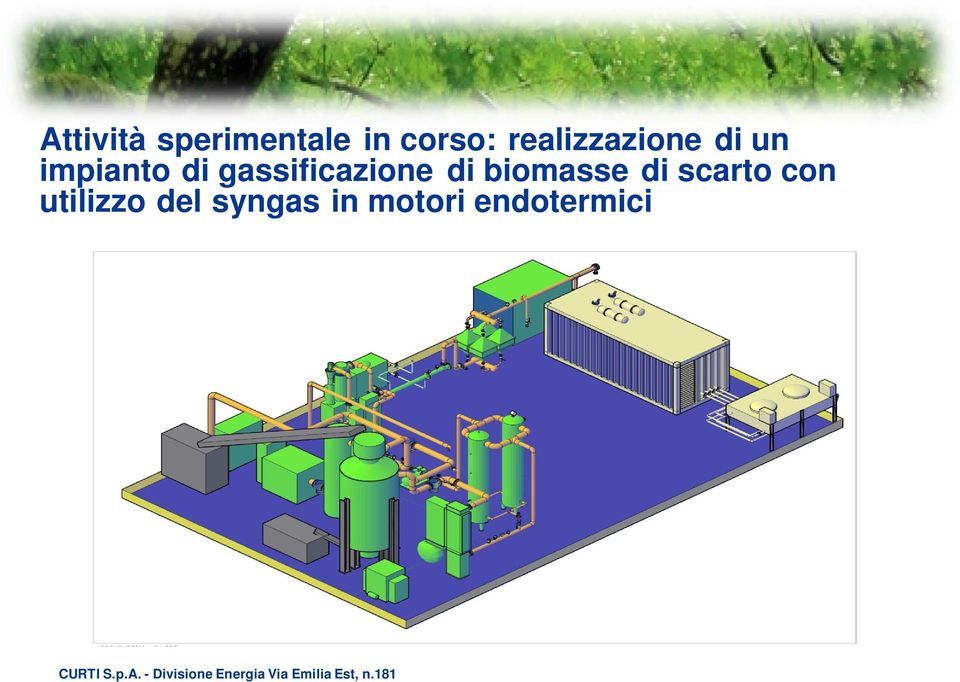 gassificazione di biomasse di scarto