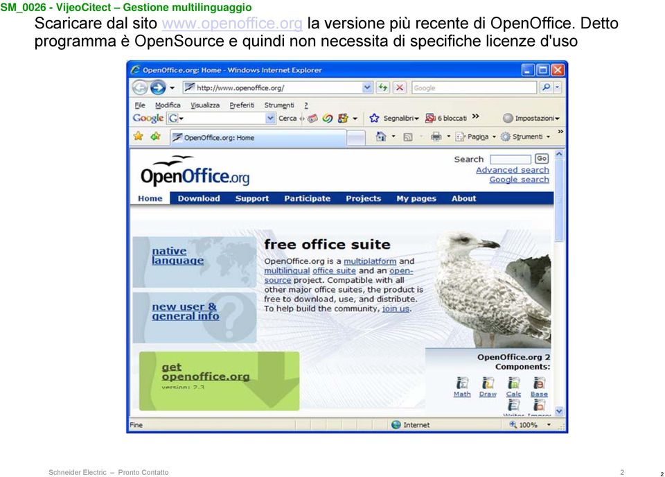 Detto programma è OpenSource e quindi non