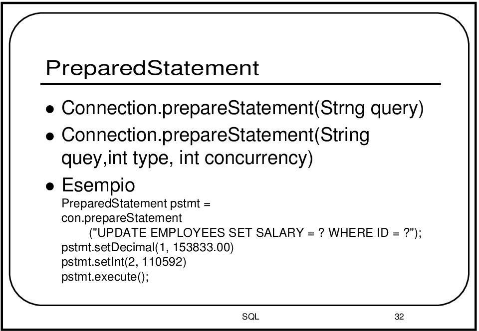 PreparedStatement pstmt = con.