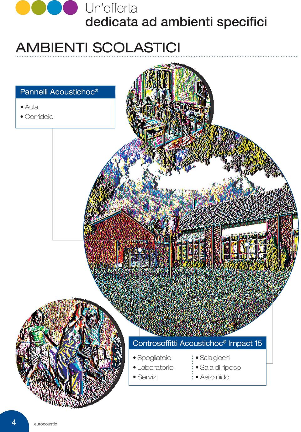 Controsoffitti Acoustichoc Impact 15 Spogliatoio