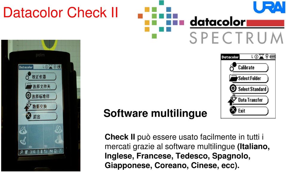software multilingue (Italiano, Inglese,