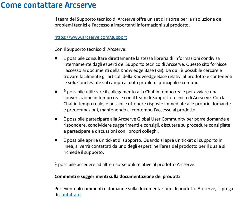 Questo sito fornisce l'accesso ai documenti della Knowledge Base (KB).