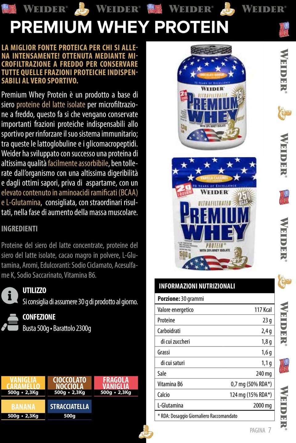 Premium Whey Protein è un prodotto a base di siero proteine del latte isolate per microfiltrazione a freddo, questo fa si che vengano conservate importanti frazioni proteiche indispensabili allo