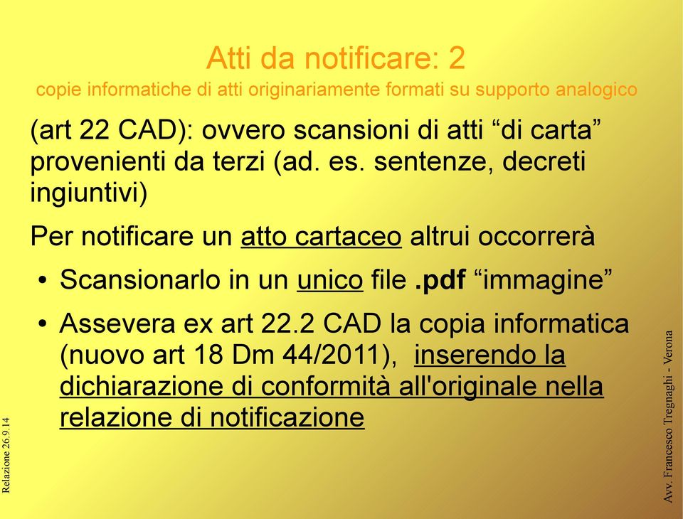 scansioni di atti di carta provenienti da terzi (ad. es.