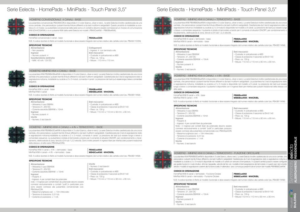 Questo prodotto è installabile su scatole a 2 o 3 moduli.