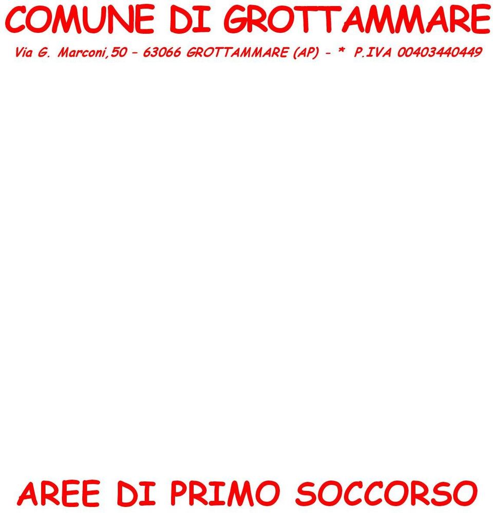 GROTTAMMARE (AP) - * P.