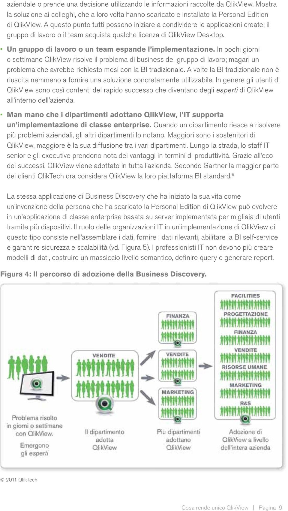 Un gruppo di lavoro o un team espande l implementazione.