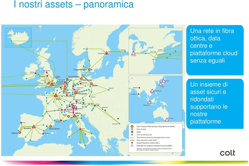 cloud senza eguali Un insieme di asset