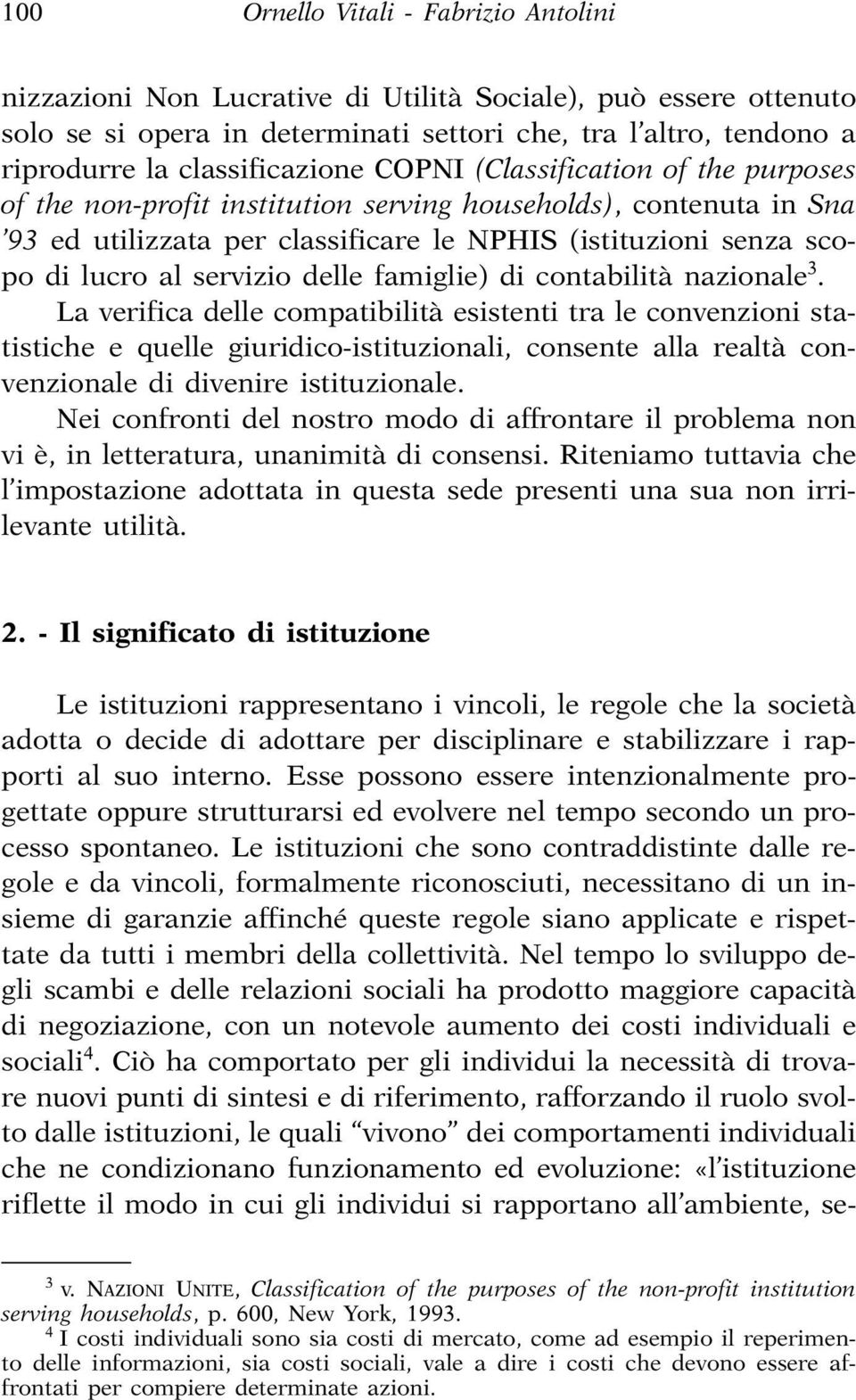 al servizio delle famiglie) di contabilità nazionale 3.