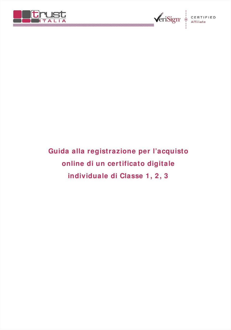 un certificato digitale