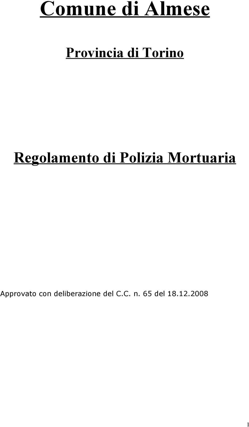 Mortuaria Approvato con