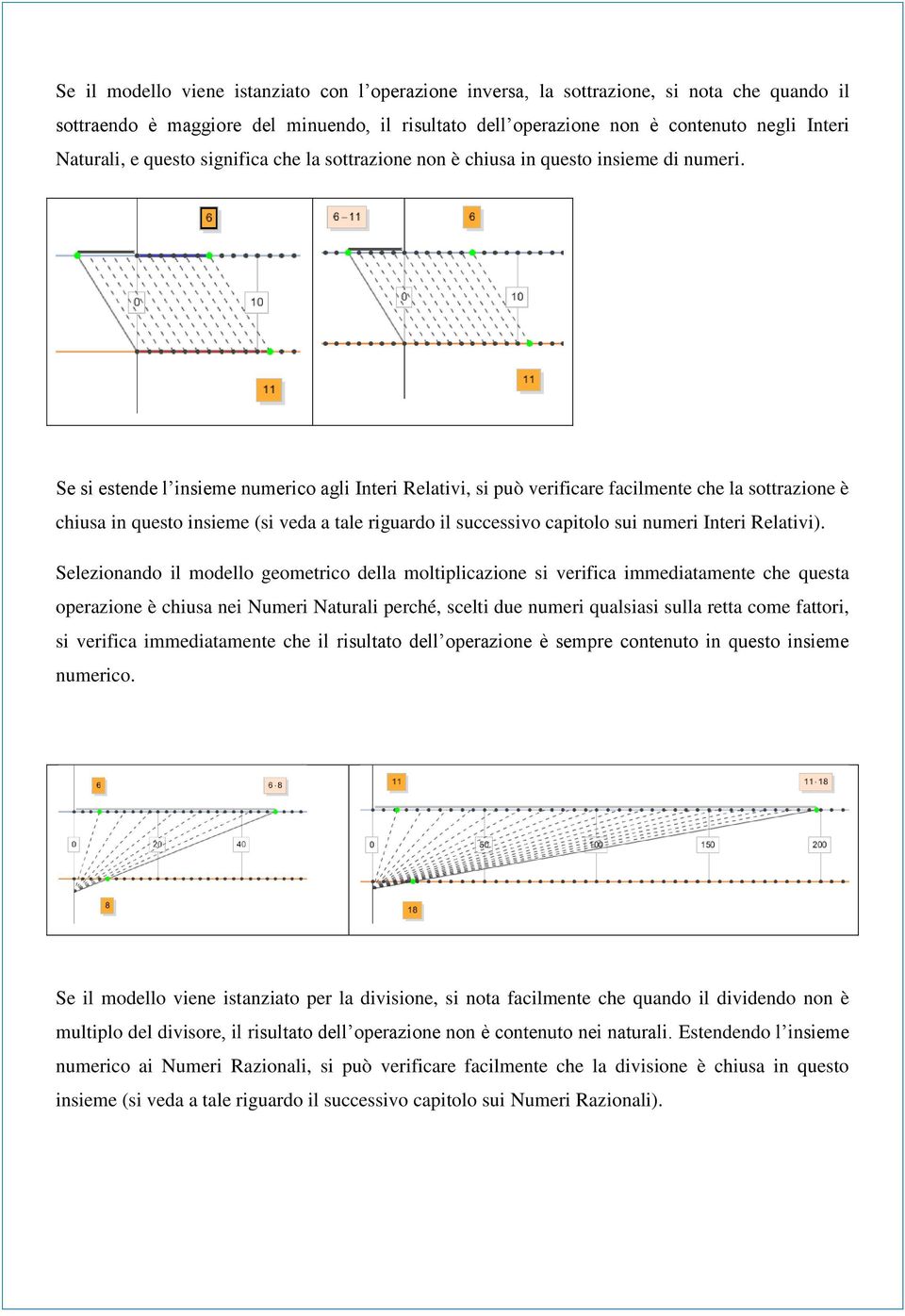 Se si estende l insieme numerico agli Interi Relativi, si può verificare facilmente che la sottrazione è chiusa in questo insieme (si veda a tale riguardo il successivo capitolo sui numeri Interi