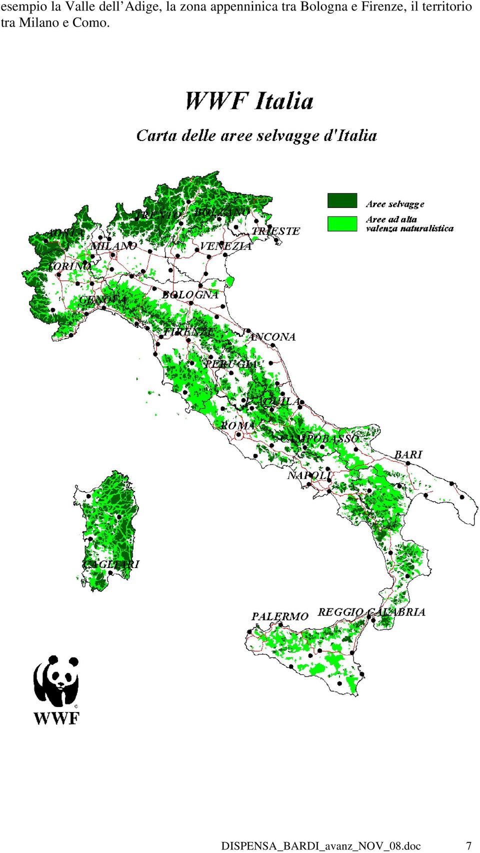 Firenze, il territorio tra Milano