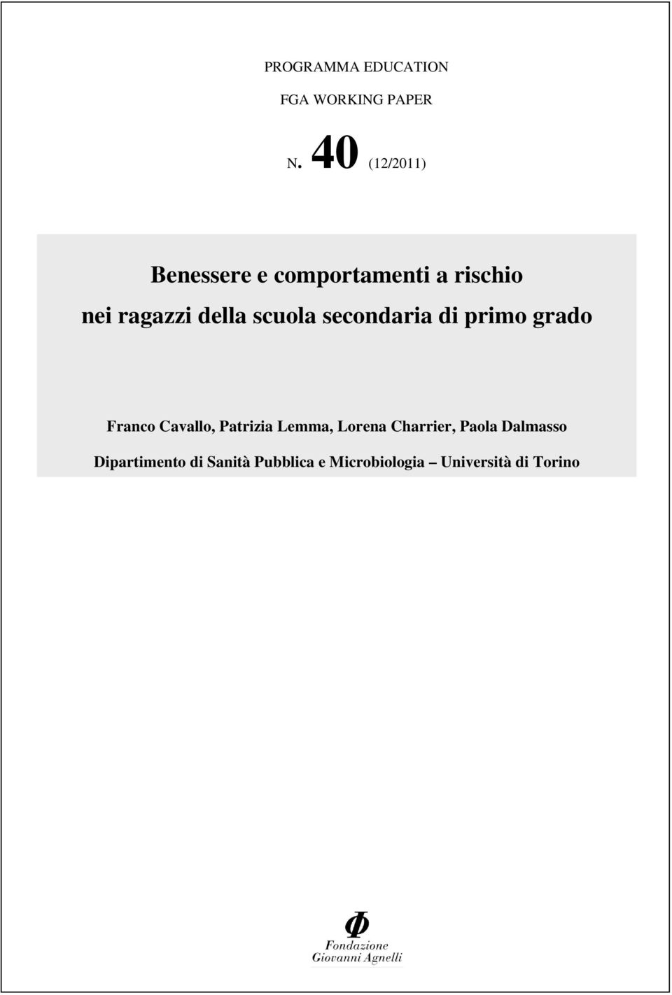 secondaria di primo grado Franco Cavallo, Patrizia Lemma, Lorena