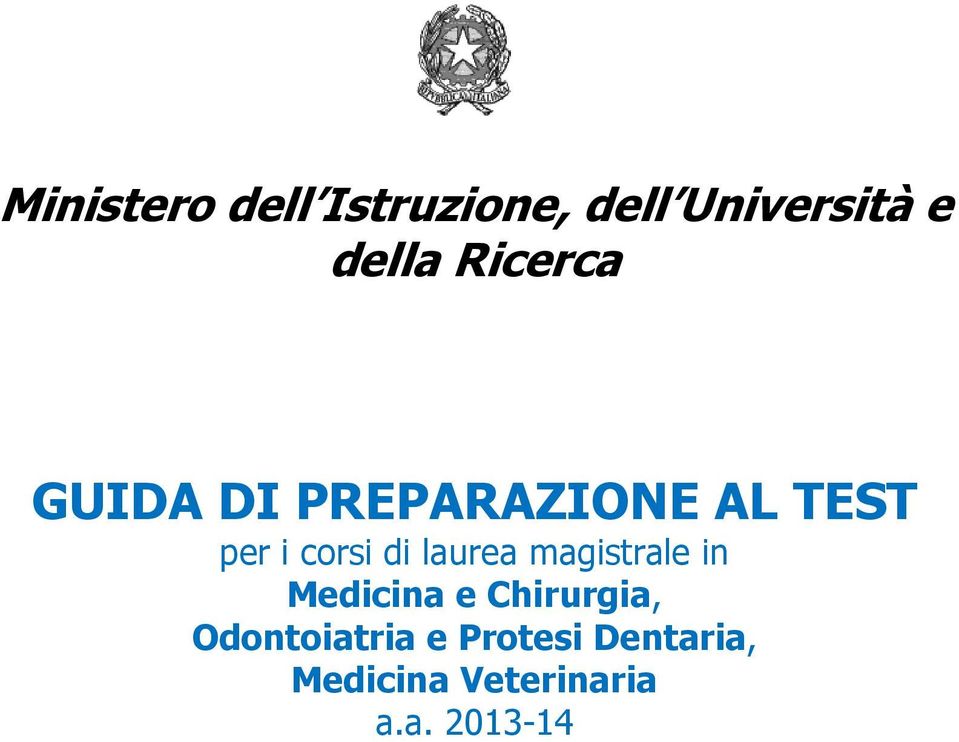 laurea magistrale in Medicina e Chirurgia,