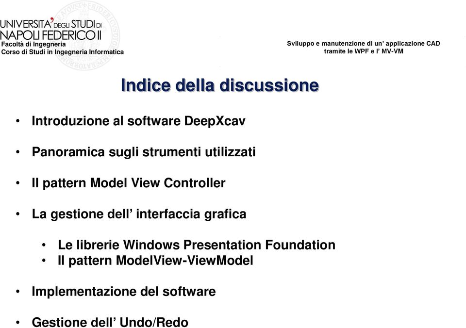 dell interfaccia grafica Le librerie Windows Presentation Foundation Il