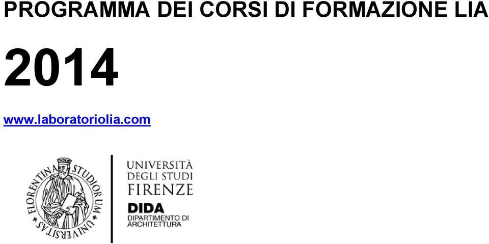 FORMAZIONE LIA